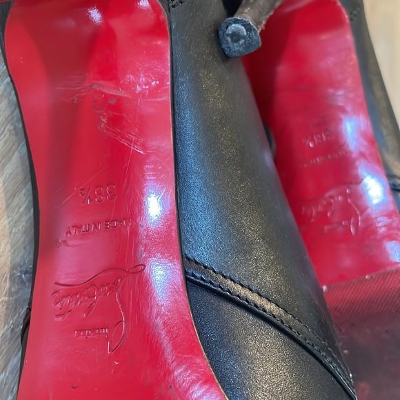 AUTHENTIC CHRISTIAN LOUBOUTIN BOOTIES - Picture 12 of 16